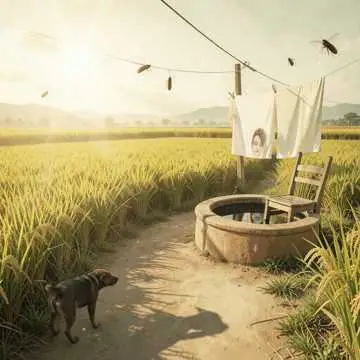 稻田边的小路